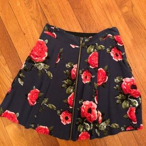 Urban Outfitters floral skater skirt